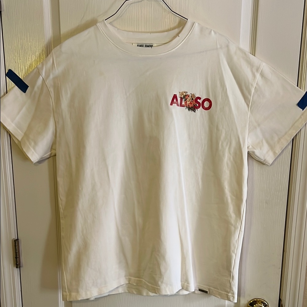 Almost someday white tee